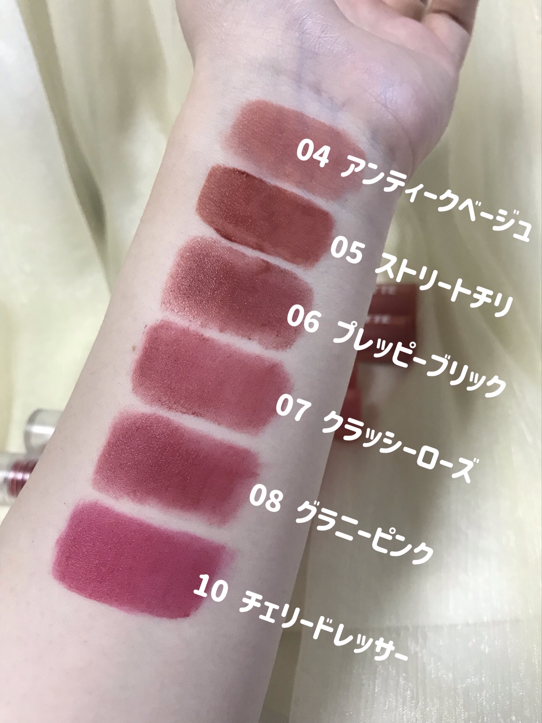 リップシルエットマットベルベットティント/i’m meme/リップティントを使ったクチコミ（3枚目）