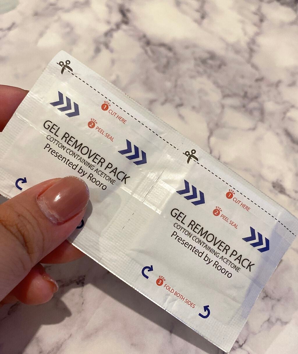 ジェルリムーバーパック/Rooro/除光液を使ったクチコミ(2枚目)