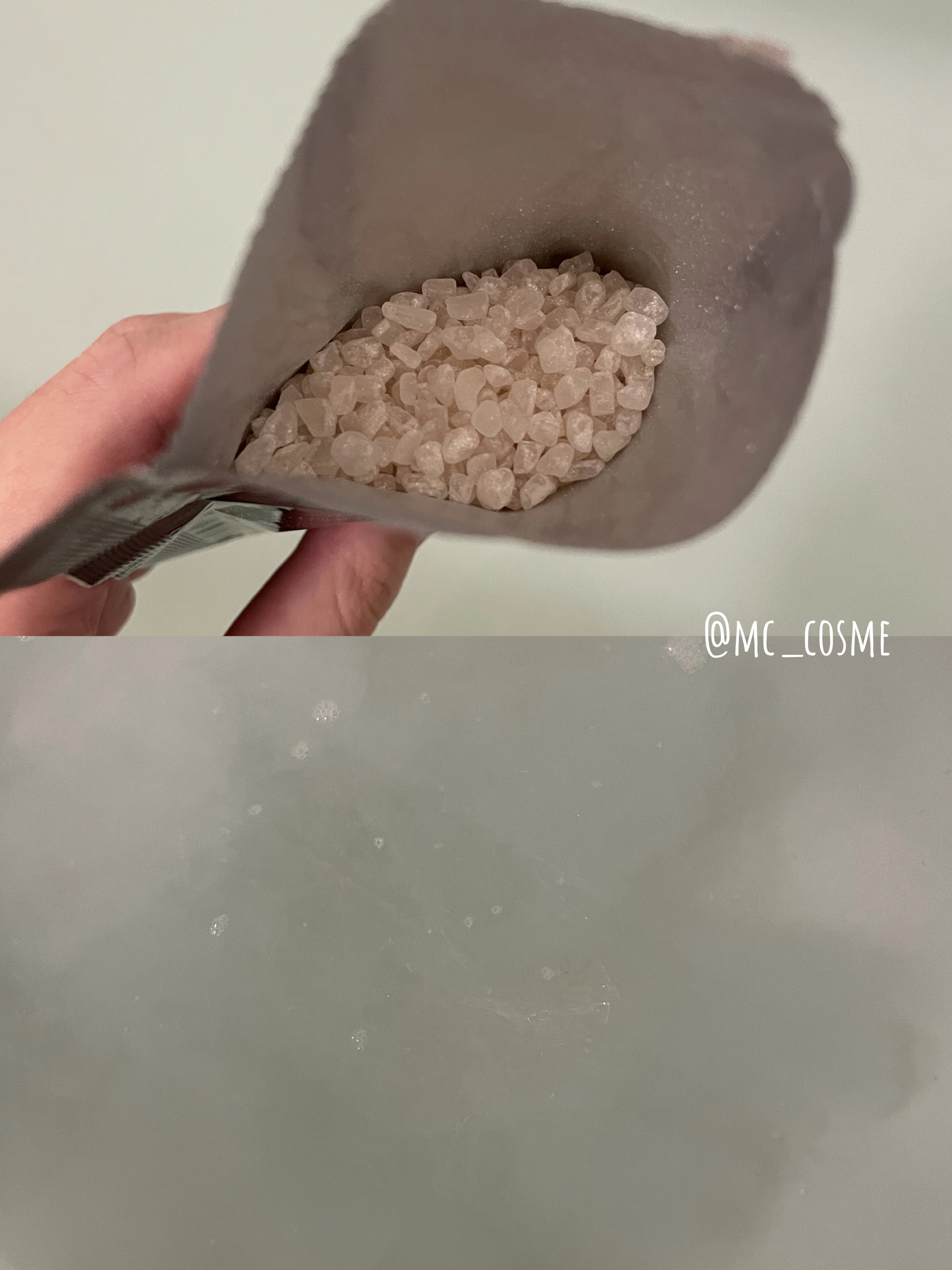 ネムス バスソルト ヒノキウォーム/フィッツコンディショニング/無機塩系入浴剤を使ったクチコミ（3枚目）