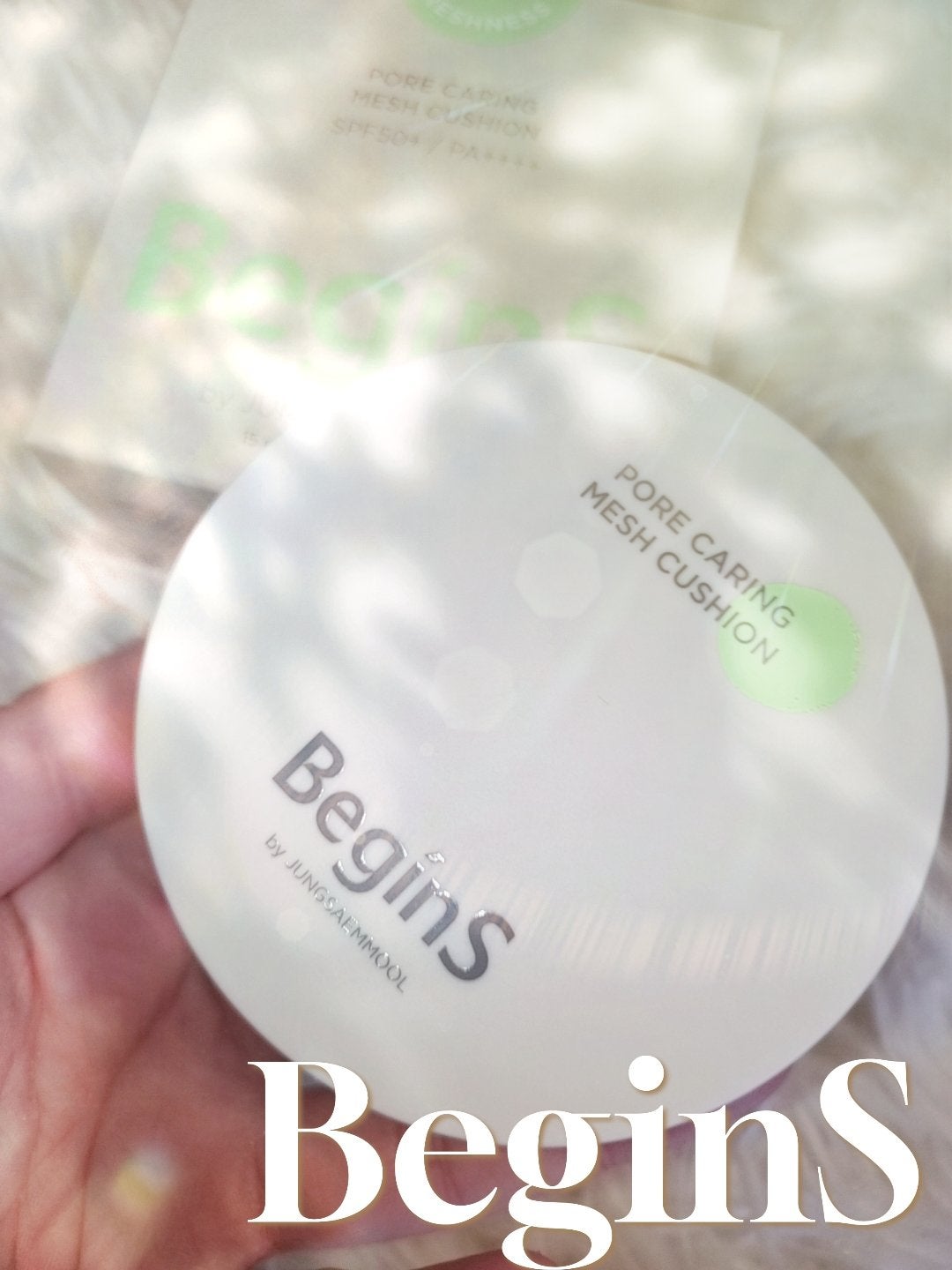 Pore Caring Mesh Cushion/BeginS by JUNGSAEMMOOL/クッションファンデーションを使ったクチコミ(1枚目)