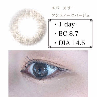 エバーカラーワンデー ルクアージュ/エバーカラー/ワンデー（１DAY）カラコンを使ったクチコミ（1枚目）