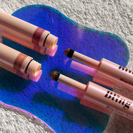 ブリンクリームパウダーシャドウ/BLING GLOW/単色アイシャドウを使ったクチコミ(2枚目)