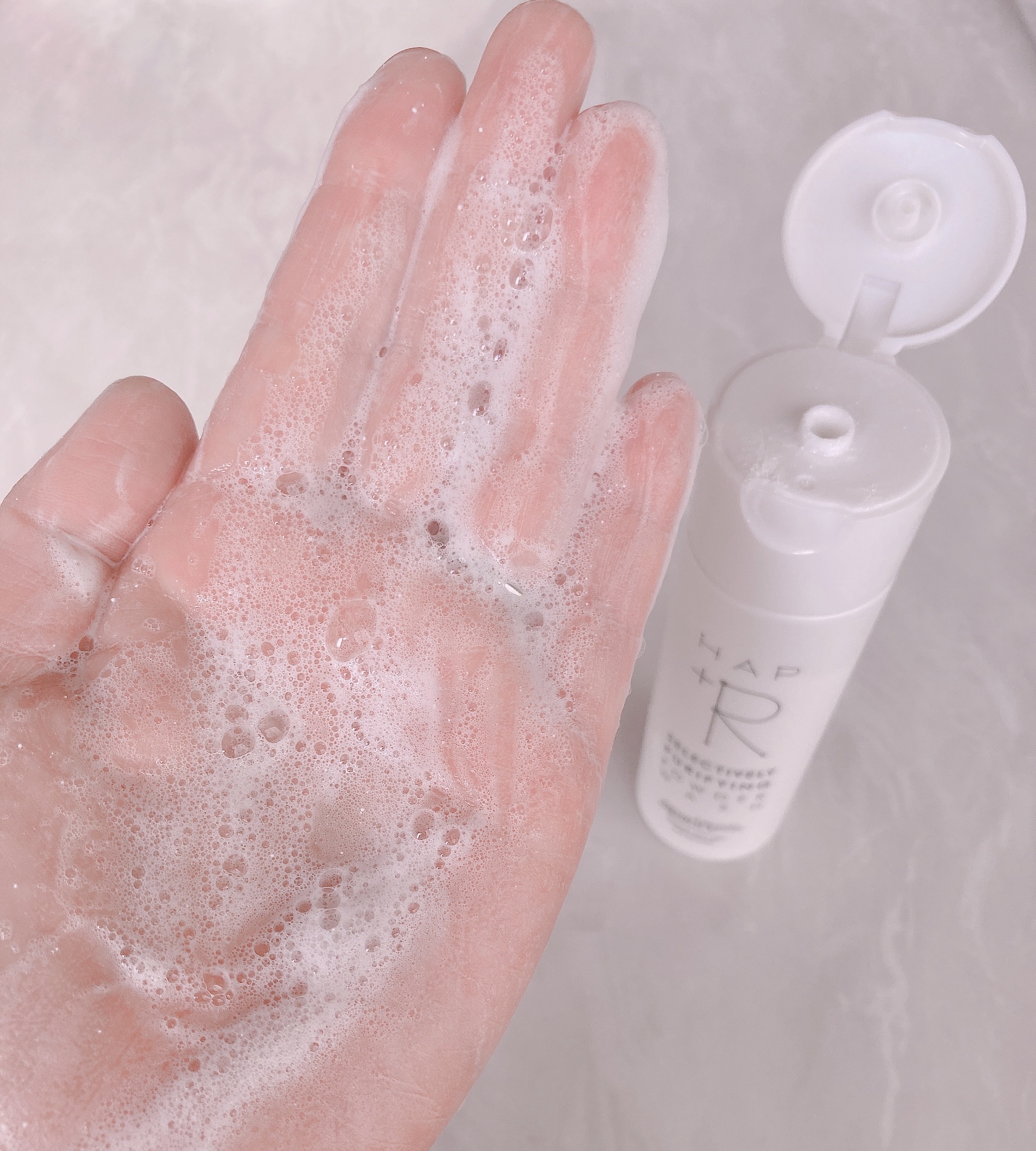 ハップアール パウダーウォッシュ/HAP＋R/洗顔パウダーを使ったクチコミ（3枚目）