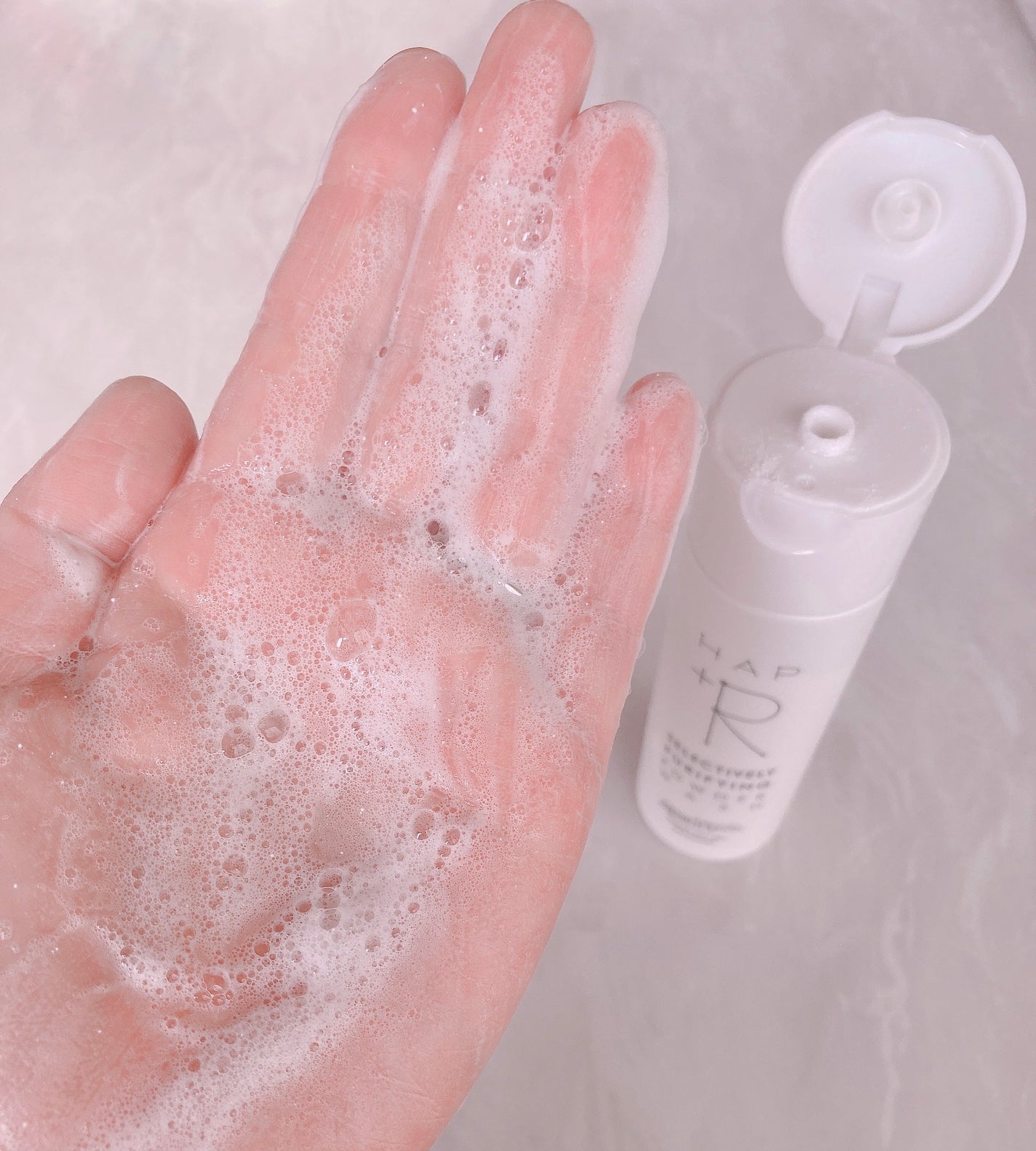 ハップアール パウダーウォッシュ/HAP+R/洗顔パウダーを使ったクチコミ(3枚目)