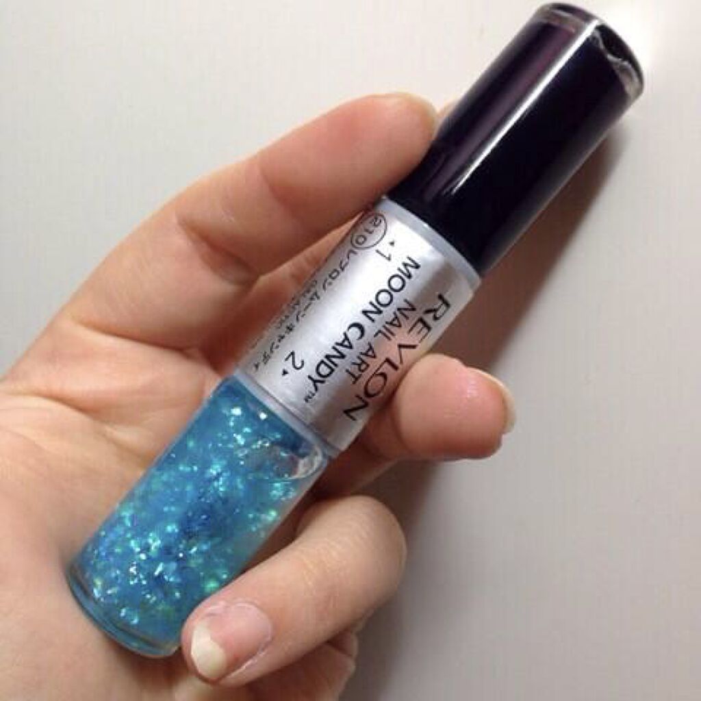 REVLON ネイル アート サン キャンディのクチコミ「なんというかもう、コレクター欲で買ったやつ。

特にラメが可愛く、当時他では見ない色合いのもあ.....」（1枚目）