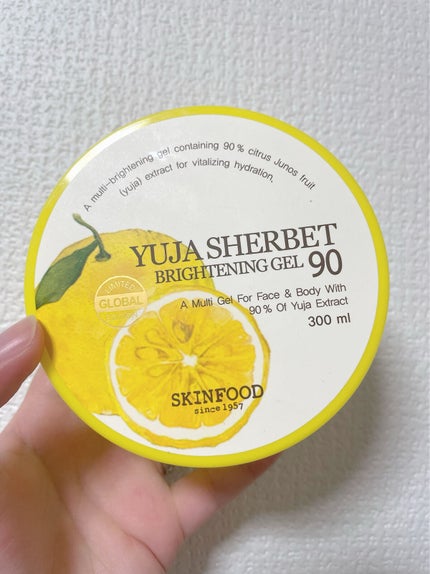ゆず シャーベット ブライトニングジェル 90/SKINFOOD/ボディローションを使ったクチコミ(2枚目)