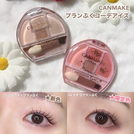 プランぷくコーデアイズ/キャンメイク/パウダーアイシャドウを使ったクチコミ(7枚目)