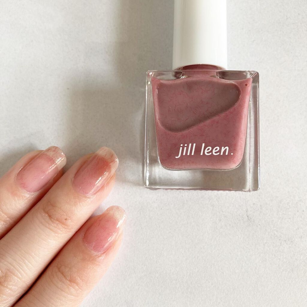 jill leen. 繊維ネイル  B2 あずきジャム/jill leen./マニキュアを使ったクチコミ（3枚目）