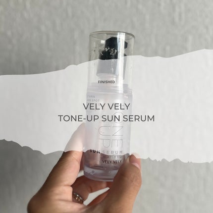 ビタミントーンアップサンセラム/VELY VELY/日焼け止めローションを使ったクチコミ(1枚目)