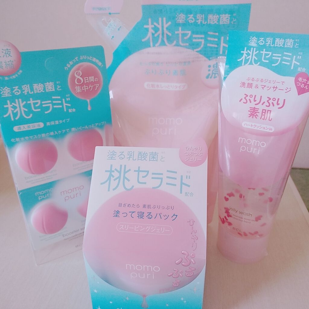 潤いジェリー洗顔/ももぷり/洗顔フォームを使ったクチコミ(1枚目)