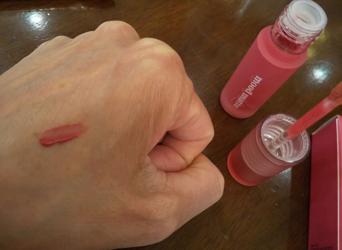 インク ムード マット ティント 03 持分占有/PERIPERA/リップティントを使ったクチコミ（2枚目）