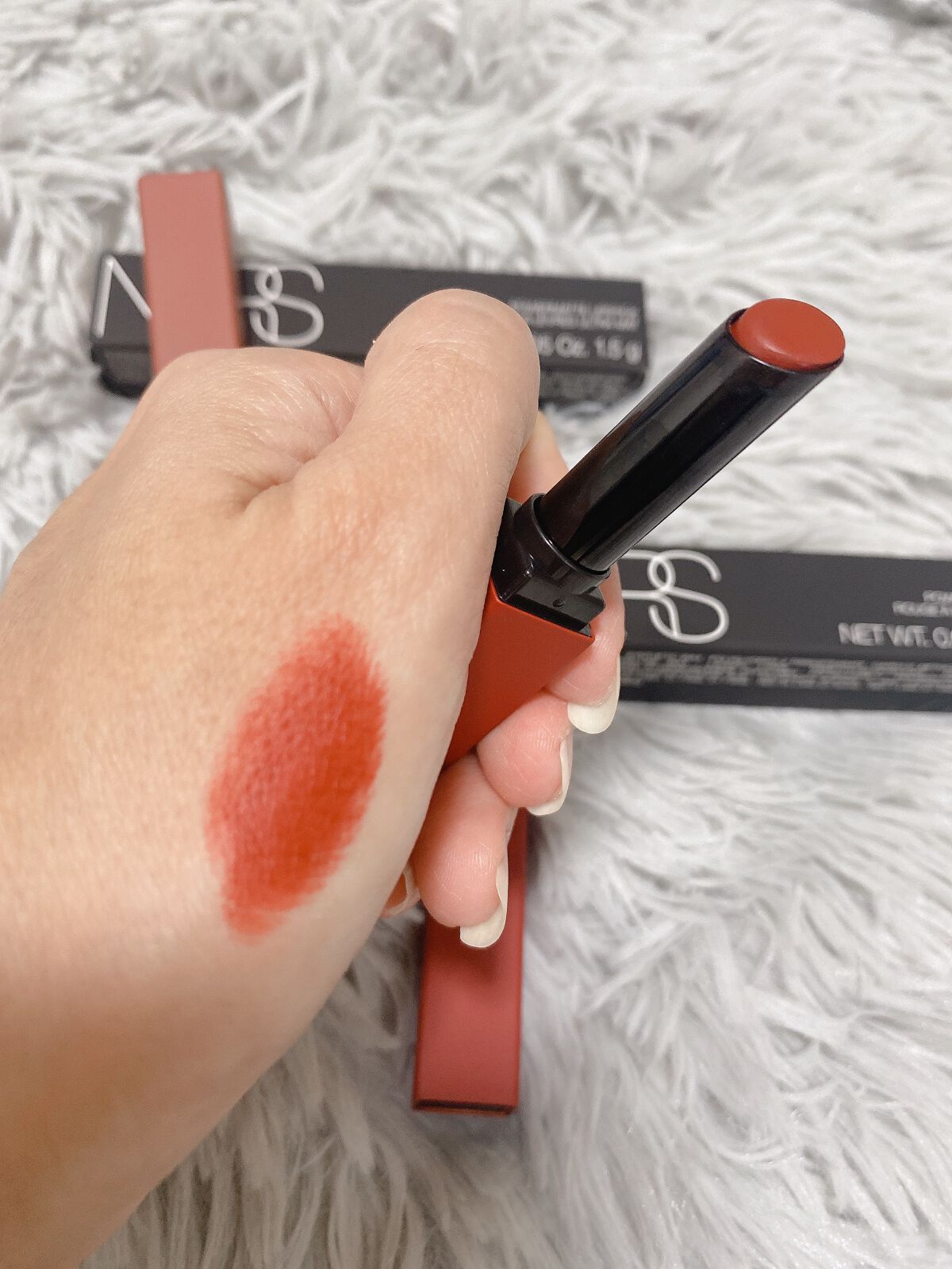 パワーマット リップスティック/NARS/口紅を使ったクチコミ(2枚目)