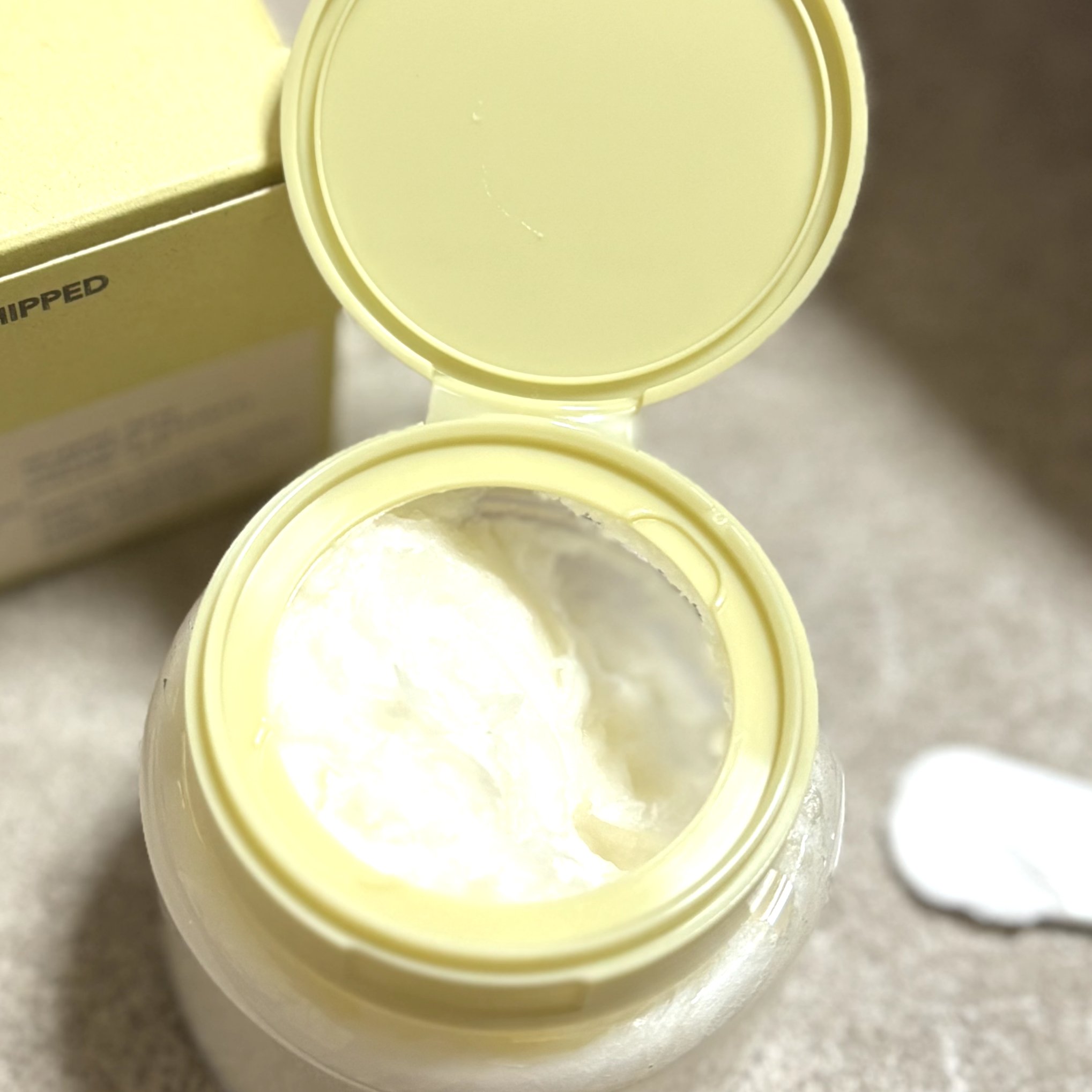 ホイップドユジャモンヴィーガンビタスフレクリーム/WHIPPED/フェイスクリームを使ったクチコミ（3枚目）