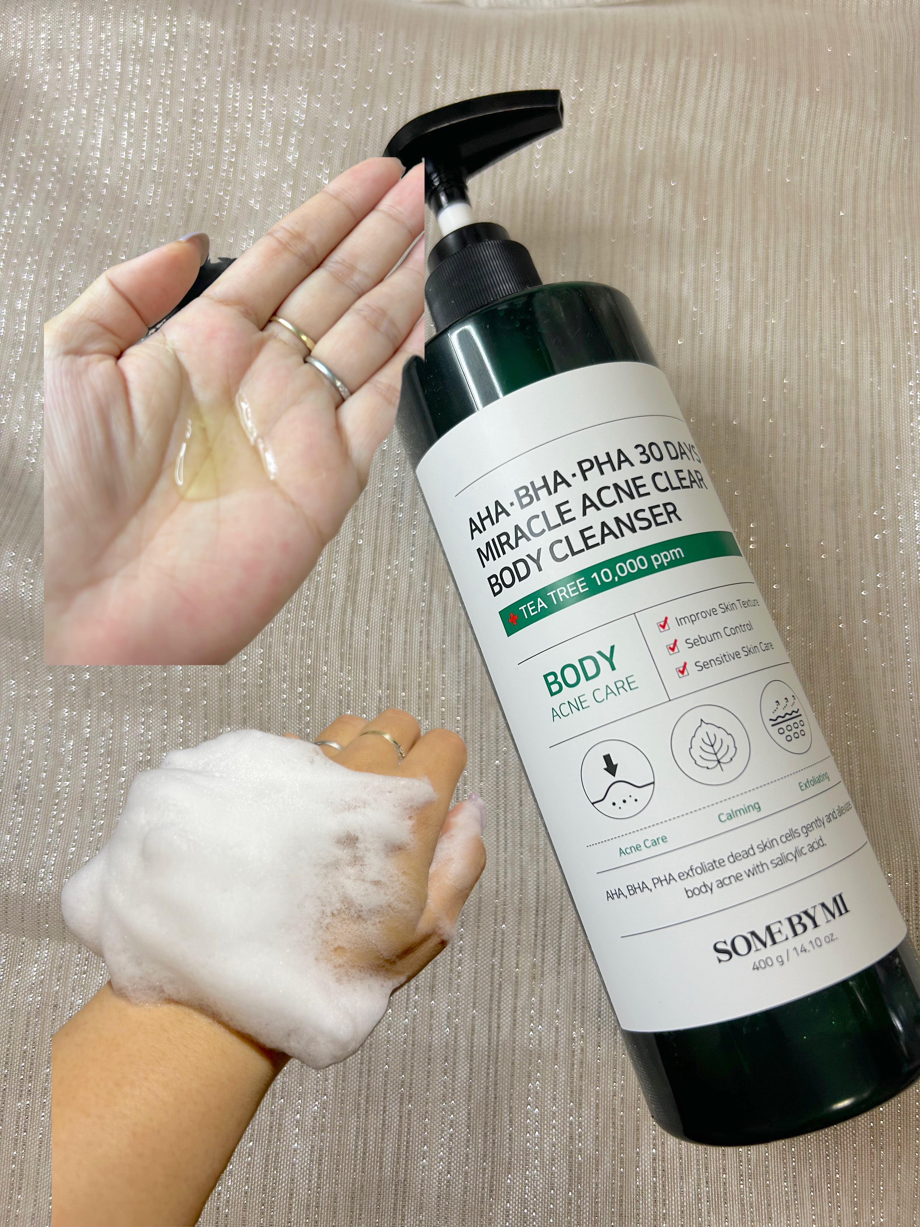 AHA·BHA·PHA 30デイズミラクルアクネボディクレンザー/SOME BY MI/ボディソープを使ったクチコミ（2枚目）