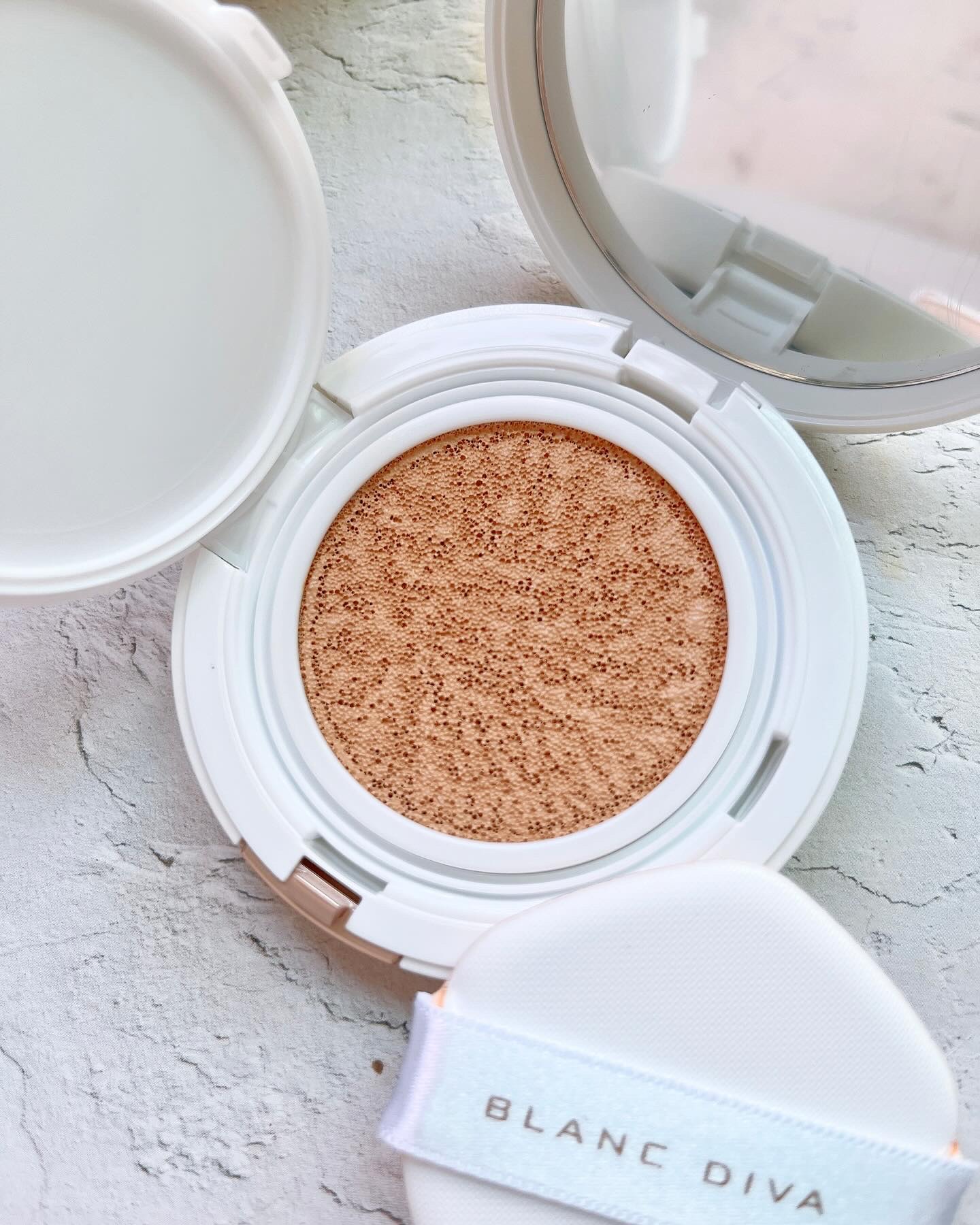 GLEAM COVERAGE CUSHION/BLANC DIVA/クッションファンデーションを使ったクチコミ（3枚目）