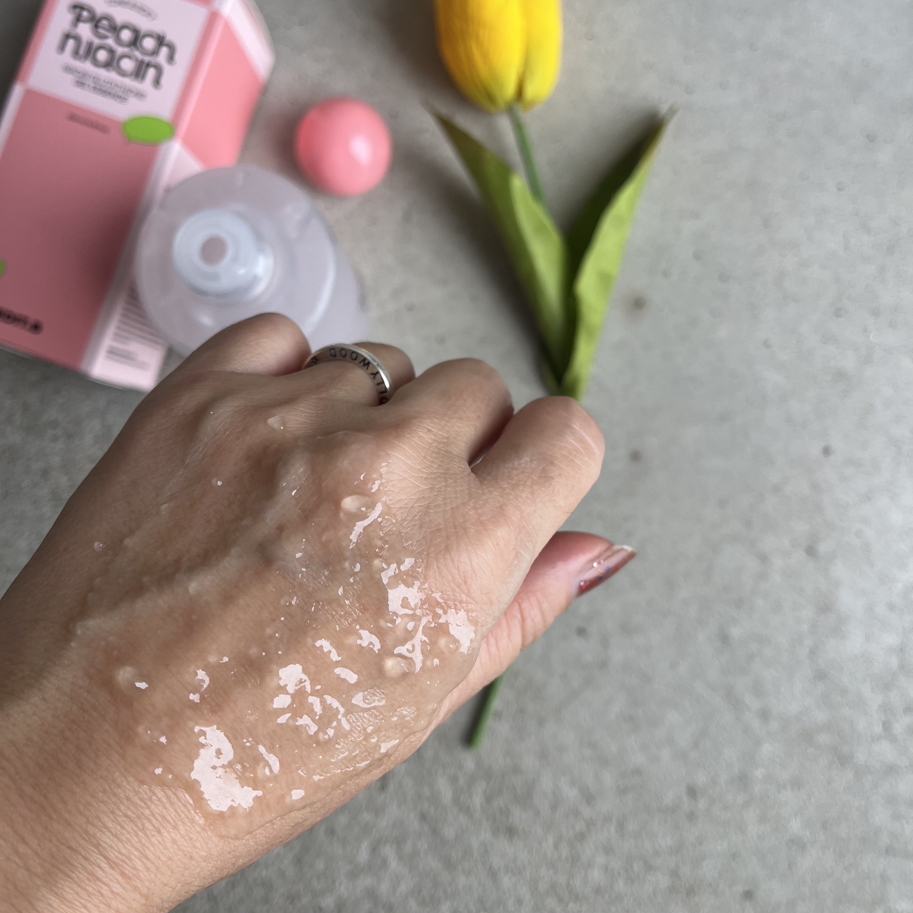 ピーチ ナイアシンアミド GLT ジェルエッセンス/EDIT.B/美容液を使ったクチコミ（3枚目）