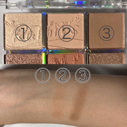 クォーツ 9色アイシャドウパレット(ドリームランドアイシャドウ)/ZEESEA/アイシャドウパレットを使ったクチコミ(3枚目)