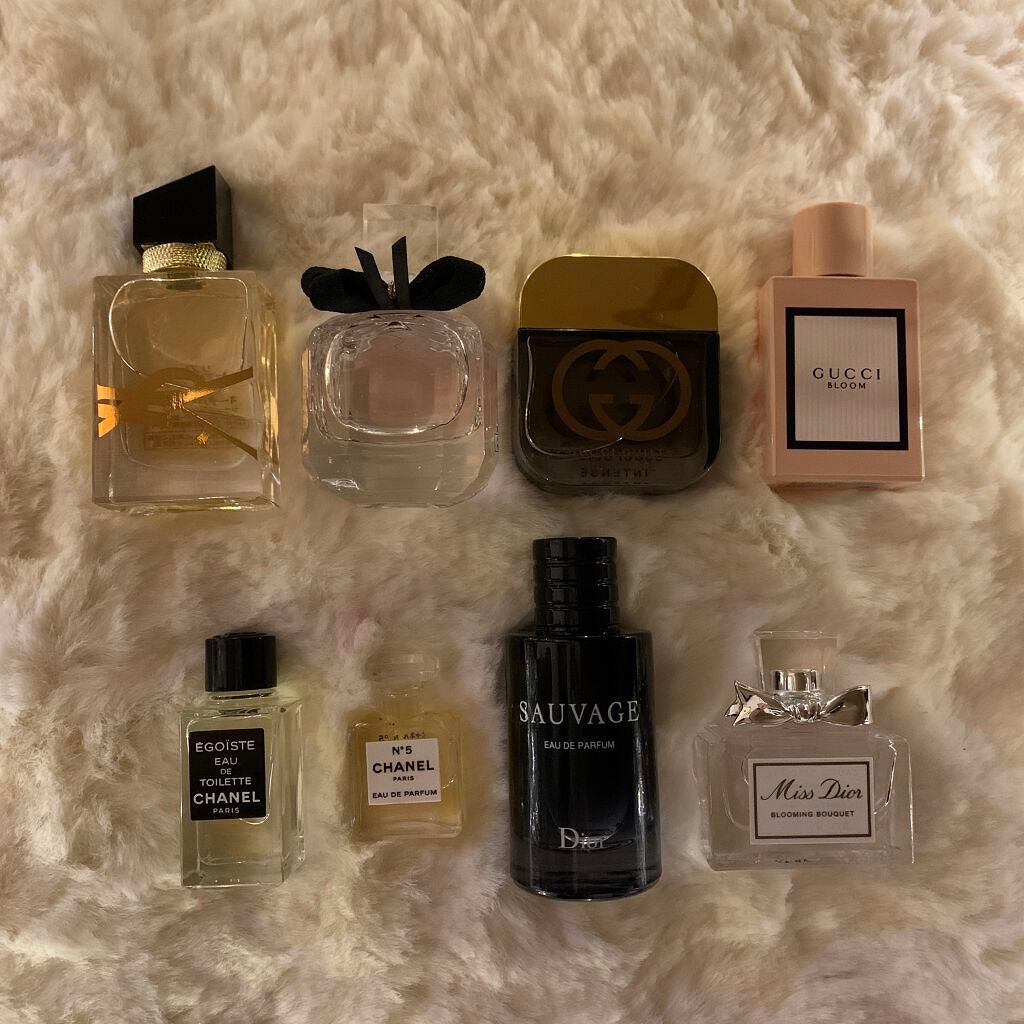 Dior・YVES SAINT LAURENT BEAUTE・CHANEL・GUCCIの香水を使った口コミ