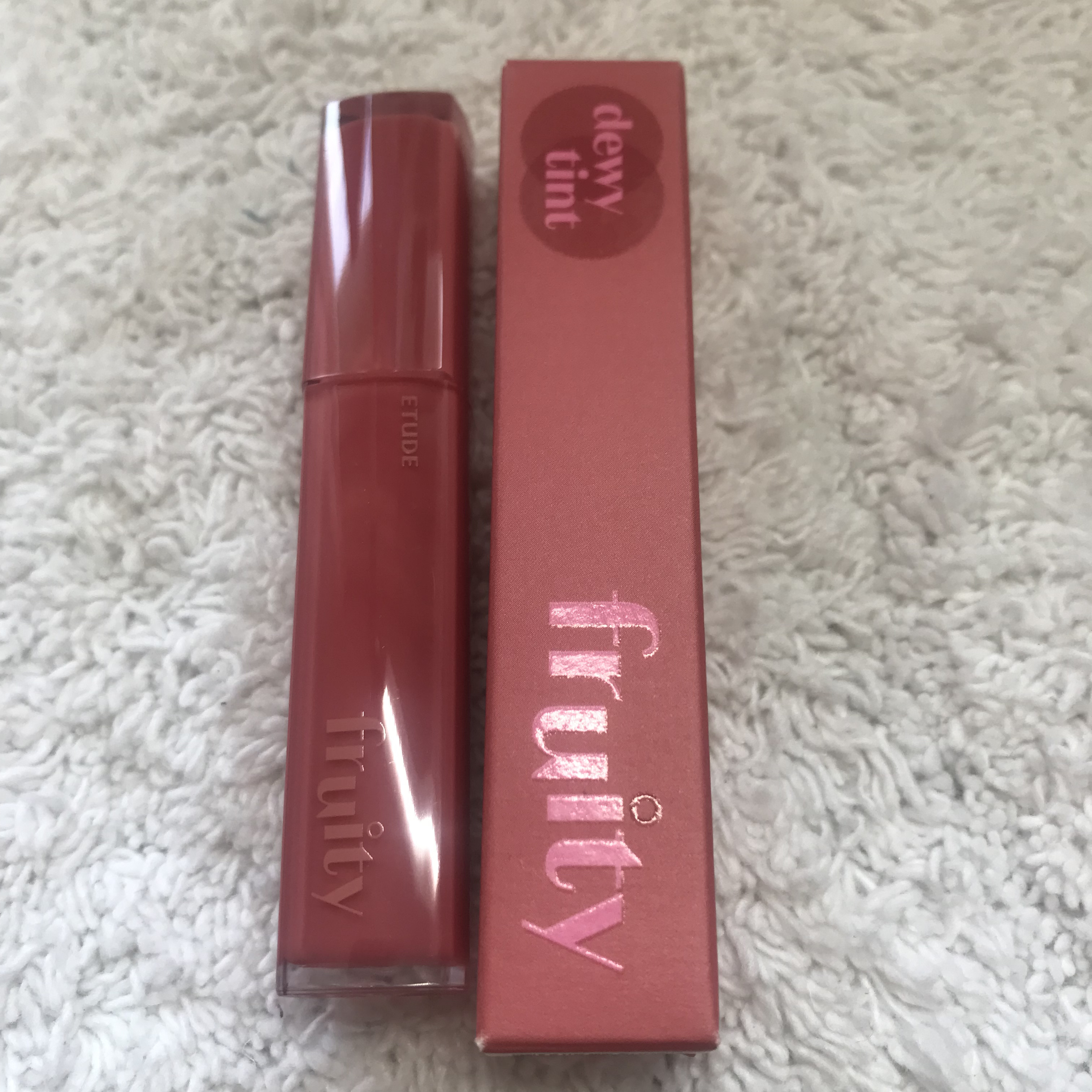 ETUDE フルーティーデューイティントのクチコミ「☑️使い切りました。

エチュード♡新作リップ♡
フルーティーデューイティント
★01ハートポ.....」（2枚目）