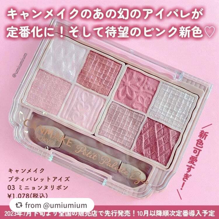 プティパレットアイズ/キャンメイク/パウダーアイシャドウを使ったクチコミ(2枚目)