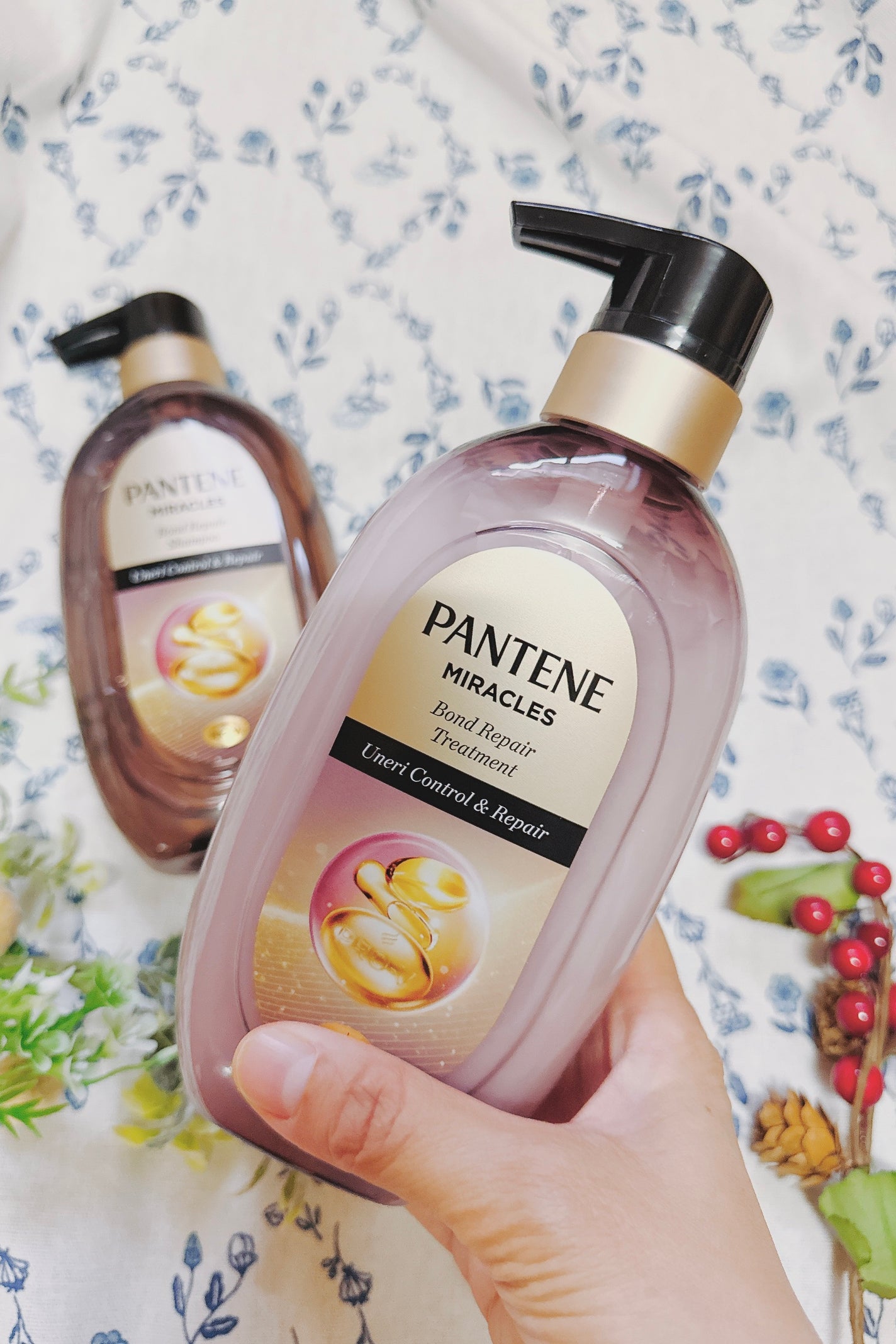 ミラクルズ うねりコントロール&リペア ボンドリペア シャンプー/トリートメント/パンテーン/市販シャンプーを使ったクチコミ(3枚目)