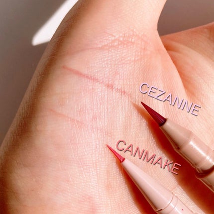 描くふたえアイライナー/CEZANNE/リキッドアイライナーを使ったクチコミ(3枚目)