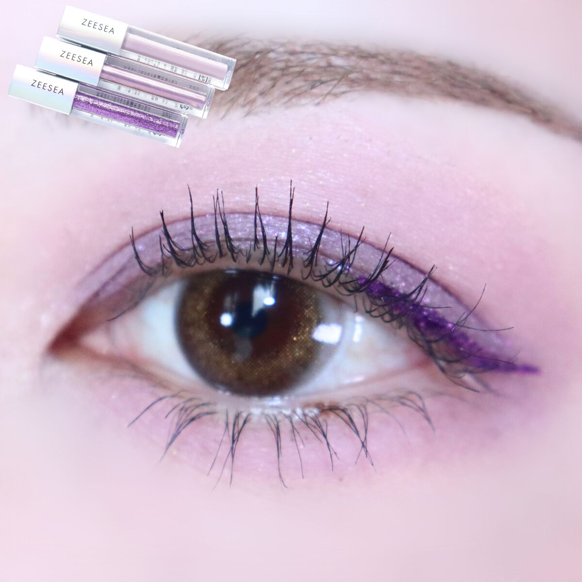 ダイヤモンドシリーズ 星空リキッドアイシャドウ/ZEESEA/リキッドアイシャドウを使ったクチコミ（1枚目）