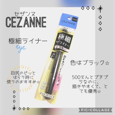 極細 アイライナーR/CEZANNE/リキッドアイライナーを使ったクチコミ（1枚目）