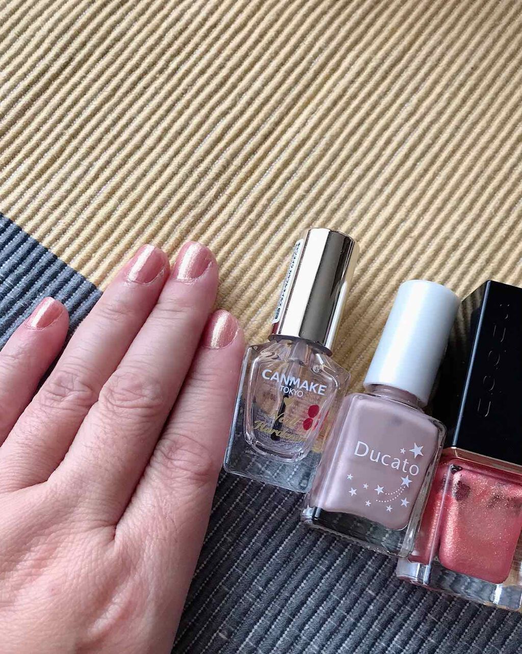 発色UPベースコート/デュカート/ネイルトップコートを使ったクチコミ（1枚目）
