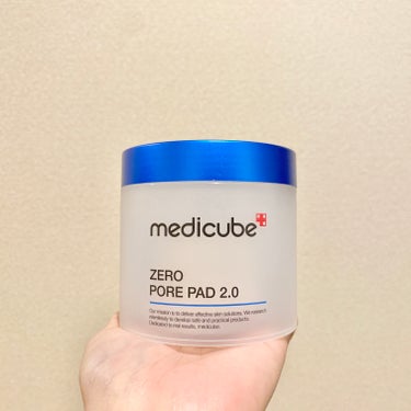 MEDICUBE ゼロ毛穴パッド2.0のクチコミ「毛穴汚れさよなら👋韓国拭き取りパッド🇰🇷
"MEDICUBE ゼロ毛穴パッド2.0"



拭.....」（2枚目）