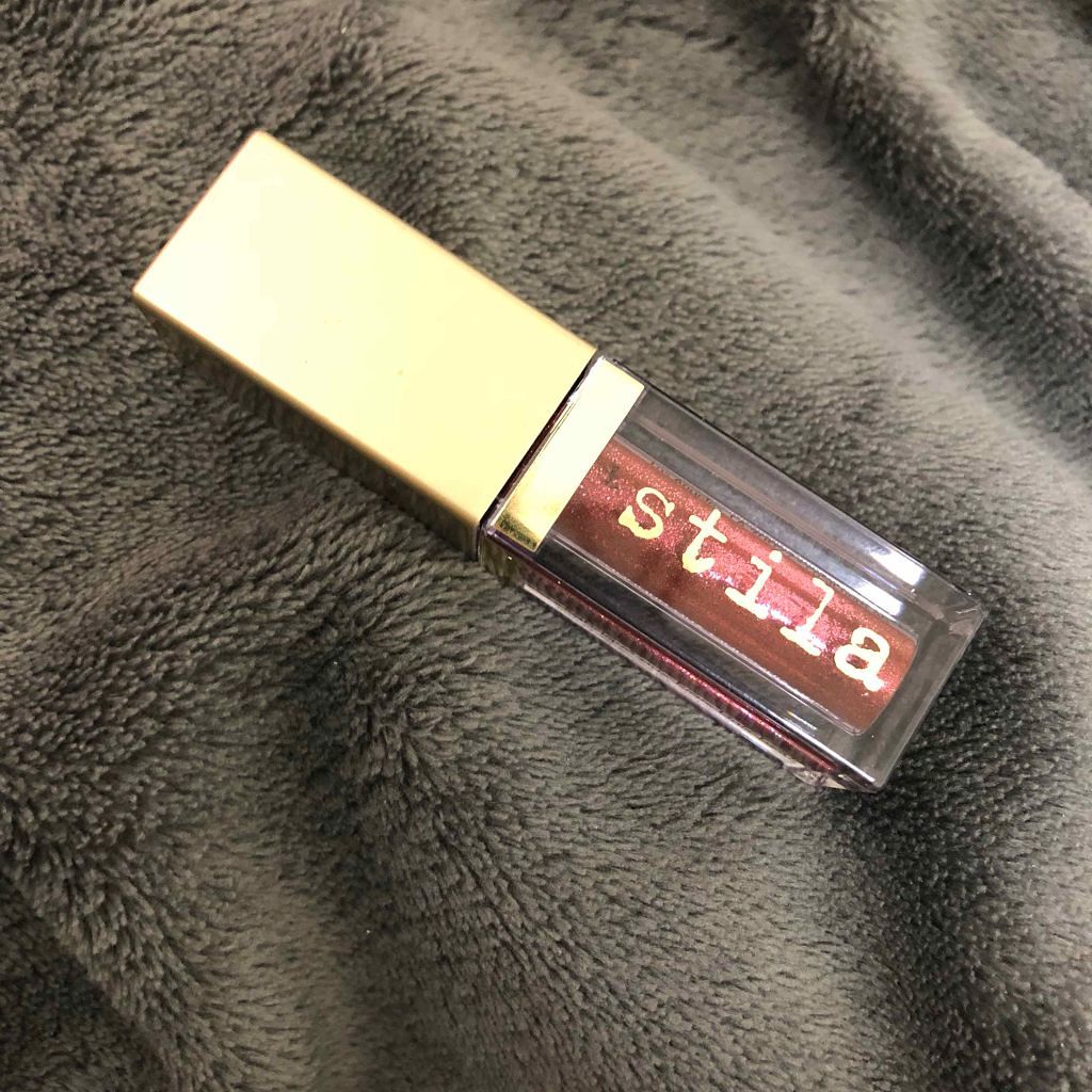 グリッター&グロウ リキッドアイシャドウ/stila/グリッターを使ったクチコミ(2枚目)