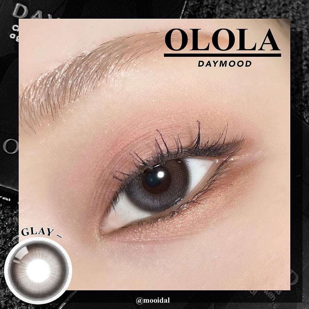 デームードグレーマンスリー (DAYMOOD GRAY monthly)/OLOLA/1ヶ月(1MONTH)カラコンを使ったクチコミ(1枚目)