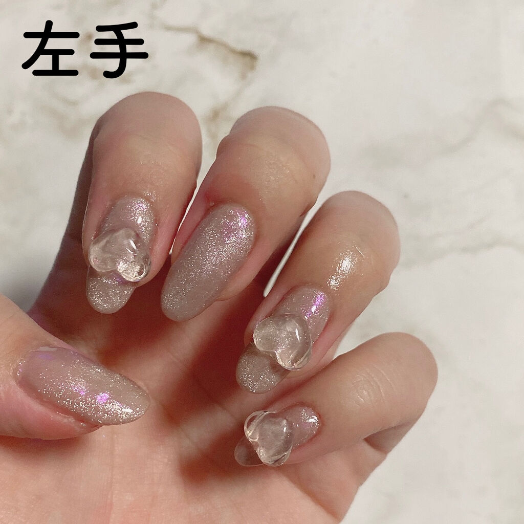 フェアリーダストパウダーオーロラピーコック/キャンドゥ/ネイルシールを使ったクチコミ（3枚目）