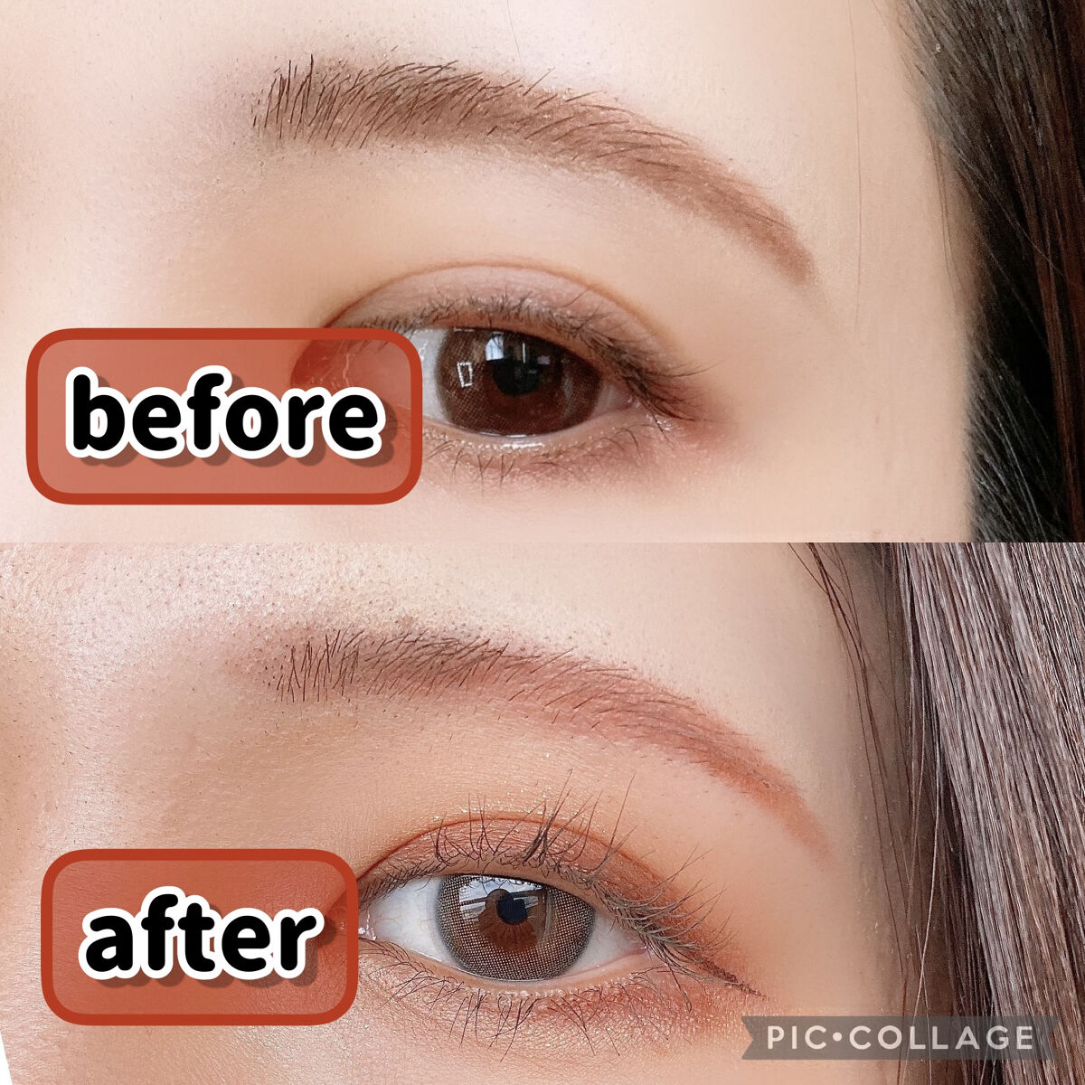 3DアイブロウカラーN BR-5 ローズブラウン（自然なブラウン～レッド系の髪色に合う）/KATE/眉マスカラを使ったクチコミ（3枚目）