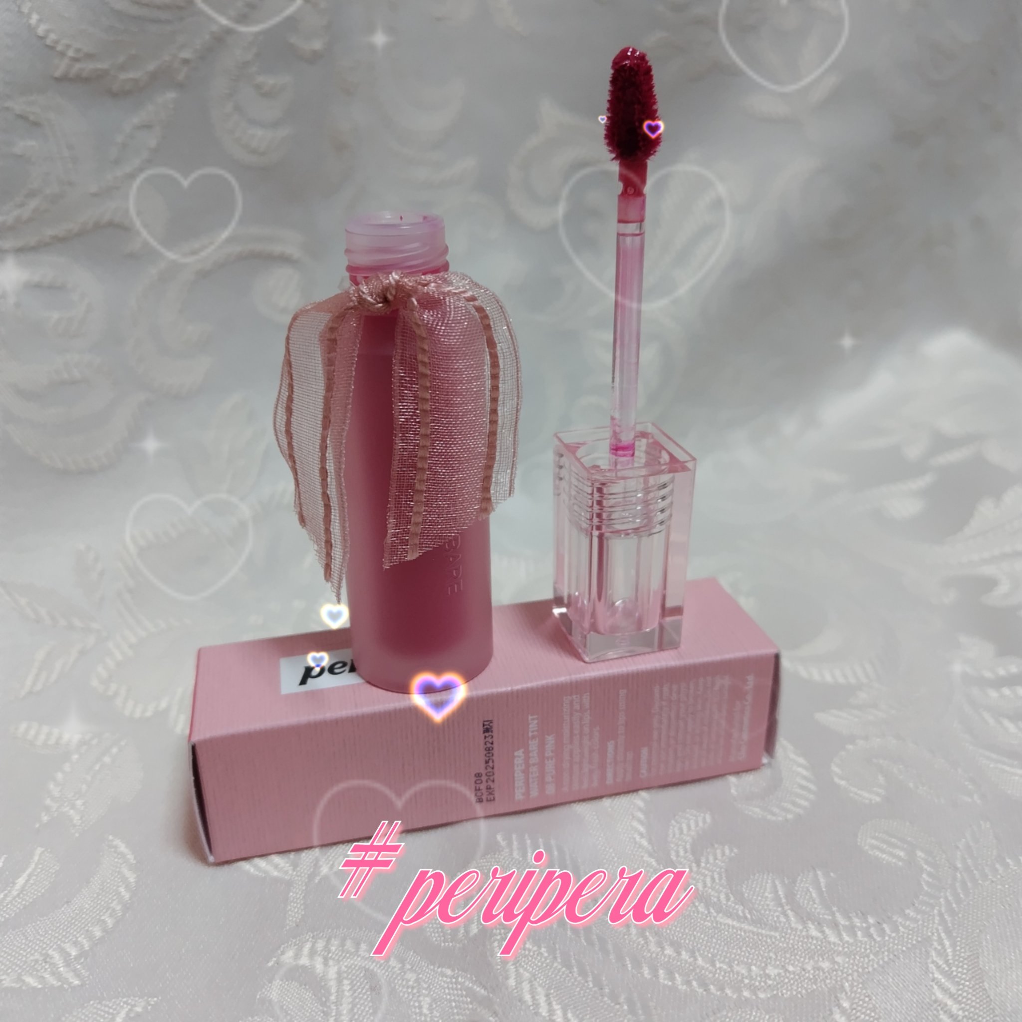 ウォーター ベアー ティント/PERIPERA/リップティントを使ったクチコミ（3枚目）