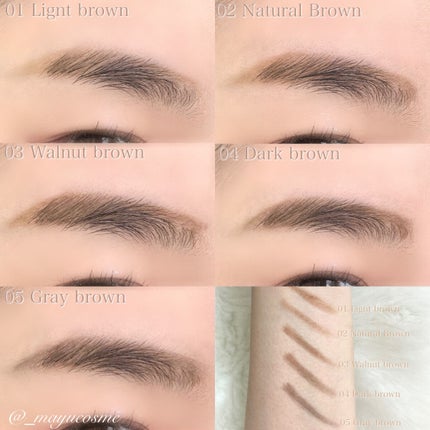 リファインドミーペンシルブロウ/mude/アイブロウペンシルを使ったクチコミ(4枚目)