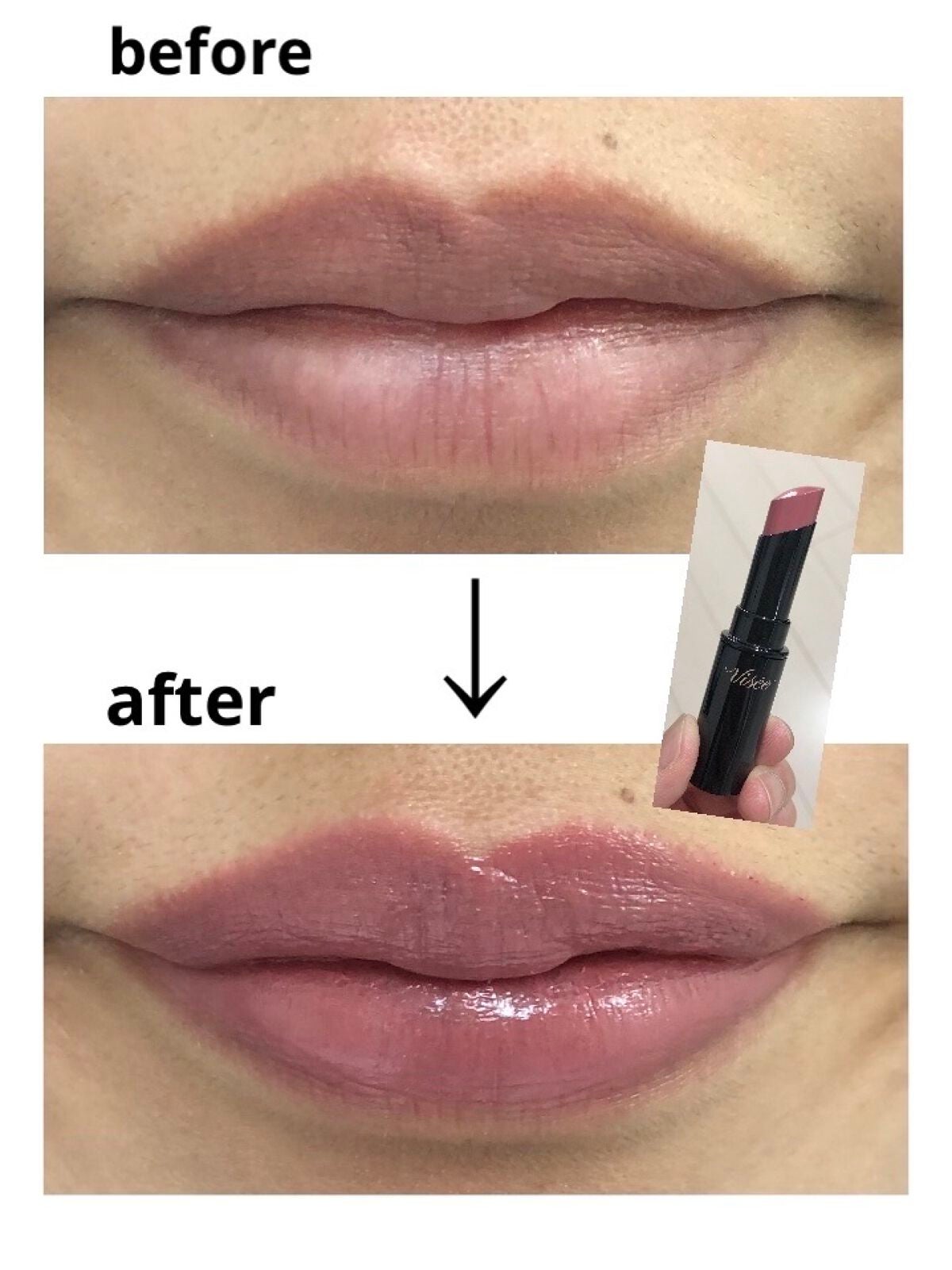 ネンマクフェイク ルージュ/Visée/口紅を使ったクチコミ(2枚目)