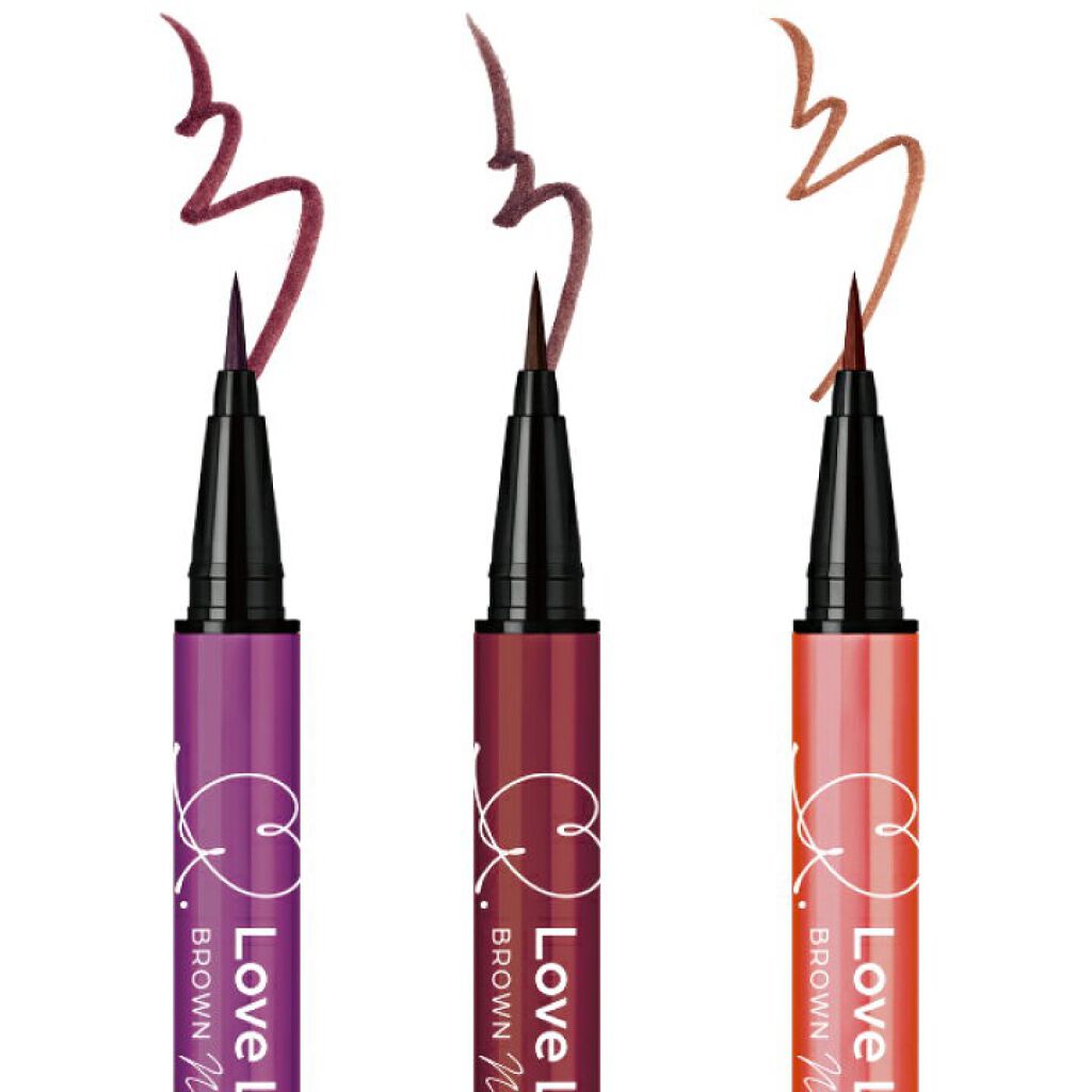 ラブ・ライナー リキッドアイライナー ブラウンニュアンスコレクション/ラブ・ライナー/リキッドアイライナーを使ったクチコミ(2枚目)