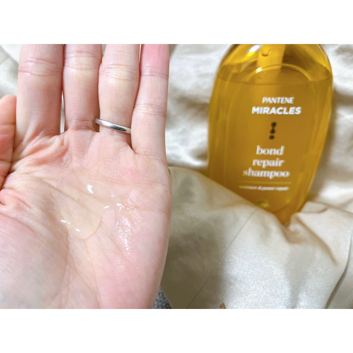 ボンドリペアシリーズ モイスチャー＆パワーリペア  シャンプー＆トリートメント トリートメント 440g/パンテーン/市販シャンプーを使ったクチコミ（2枚目）