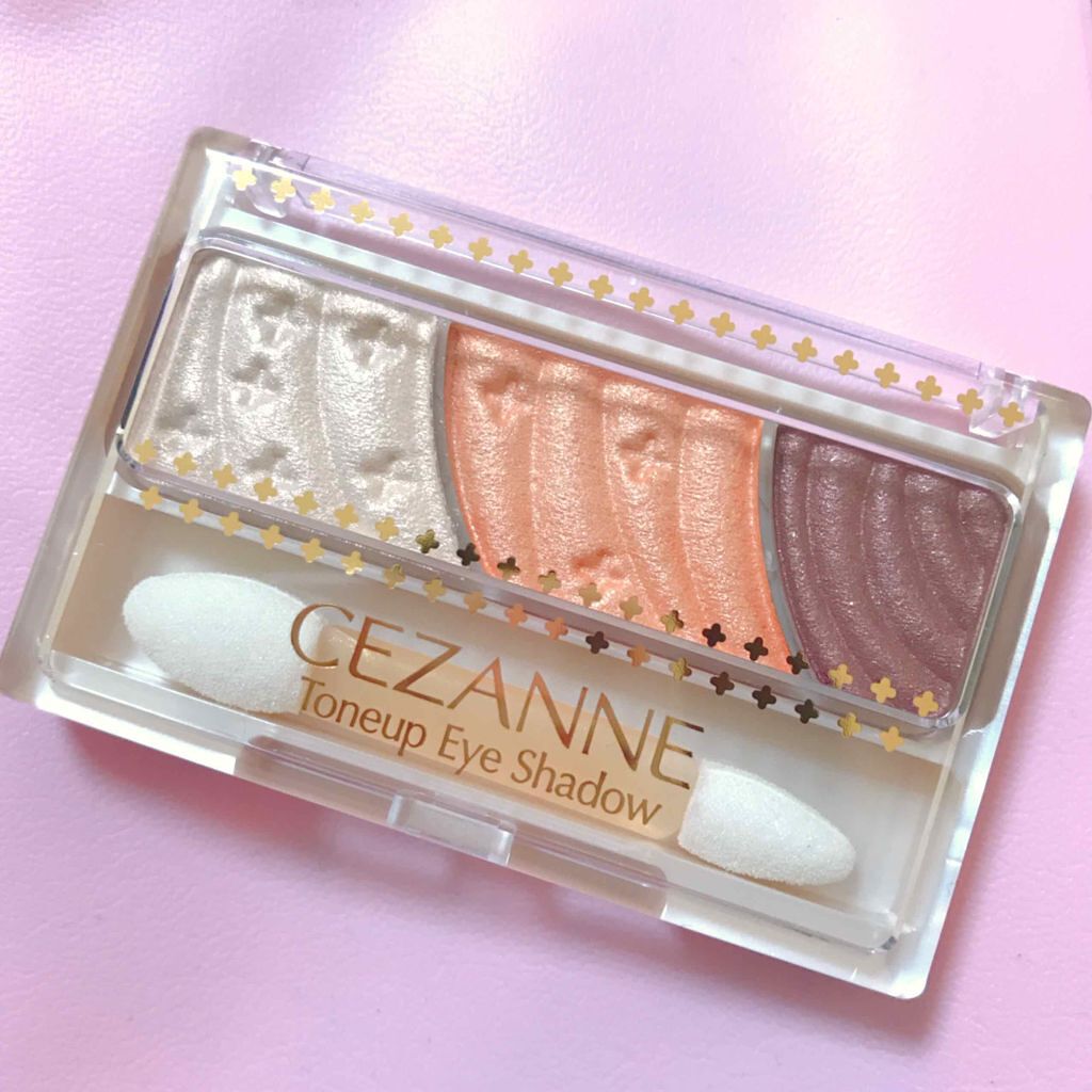 トーンアップアイシャドウ/CEZANNE/アイシャドウパレットを使ったクチコミ（1枚目）
