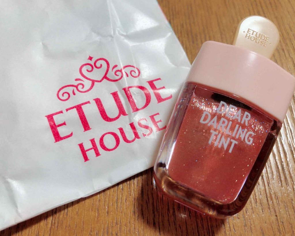 ディアダーリン ウォータージェルティント (アイスティント)/ETUDE/口紅を使ったクチコミ(1枚目)