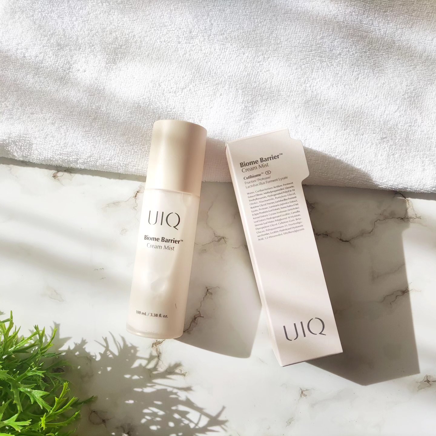 バイオームバリア クリームミスト/UIQ/ミスト状化粧水を使ったクチコミ（1枚目）