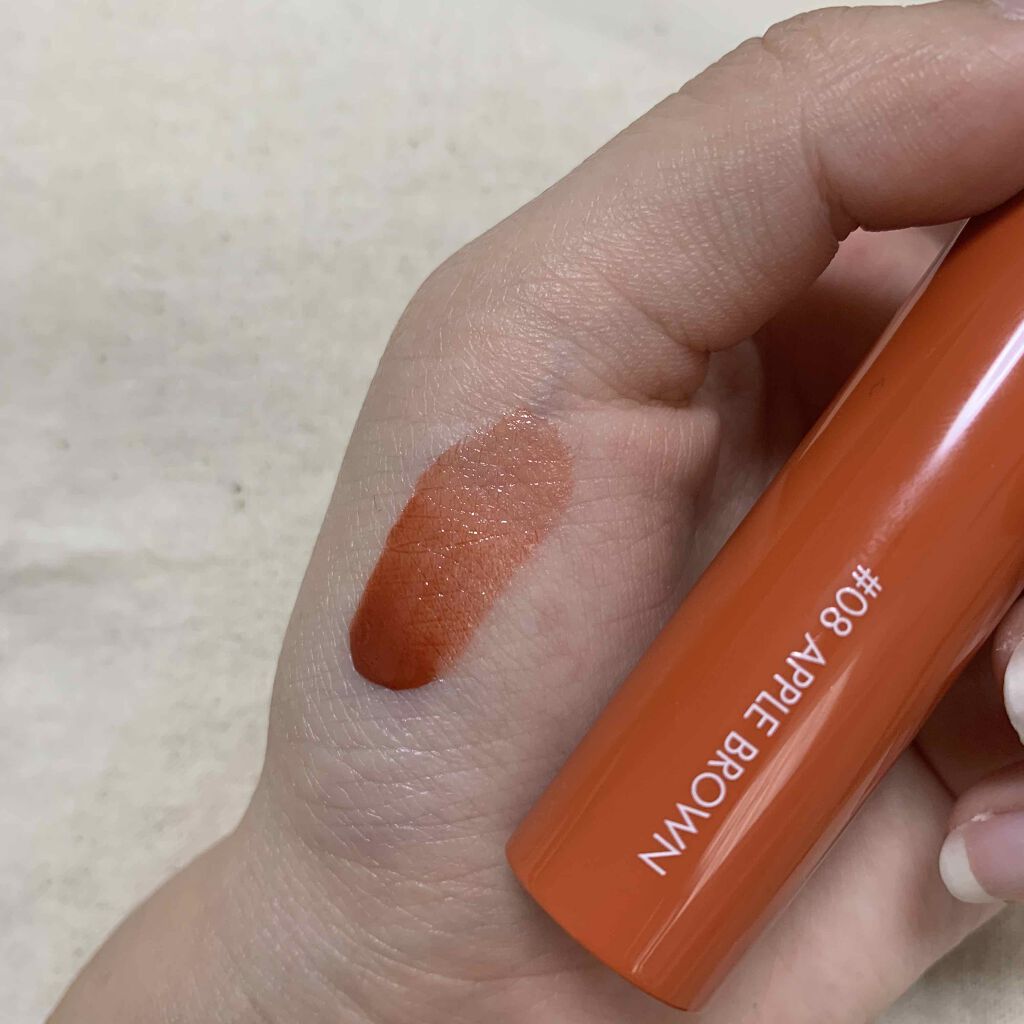 ジューシーラスティングティント/rom&nd/リップティントを使ったクチコミ(2枚目)