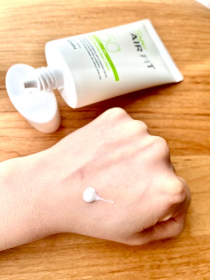 スーパー エアフィット マイルド サンカット(モイスチャー)/A’pieu/日焼け止めクリームを使ったクチコミ(2枚目)