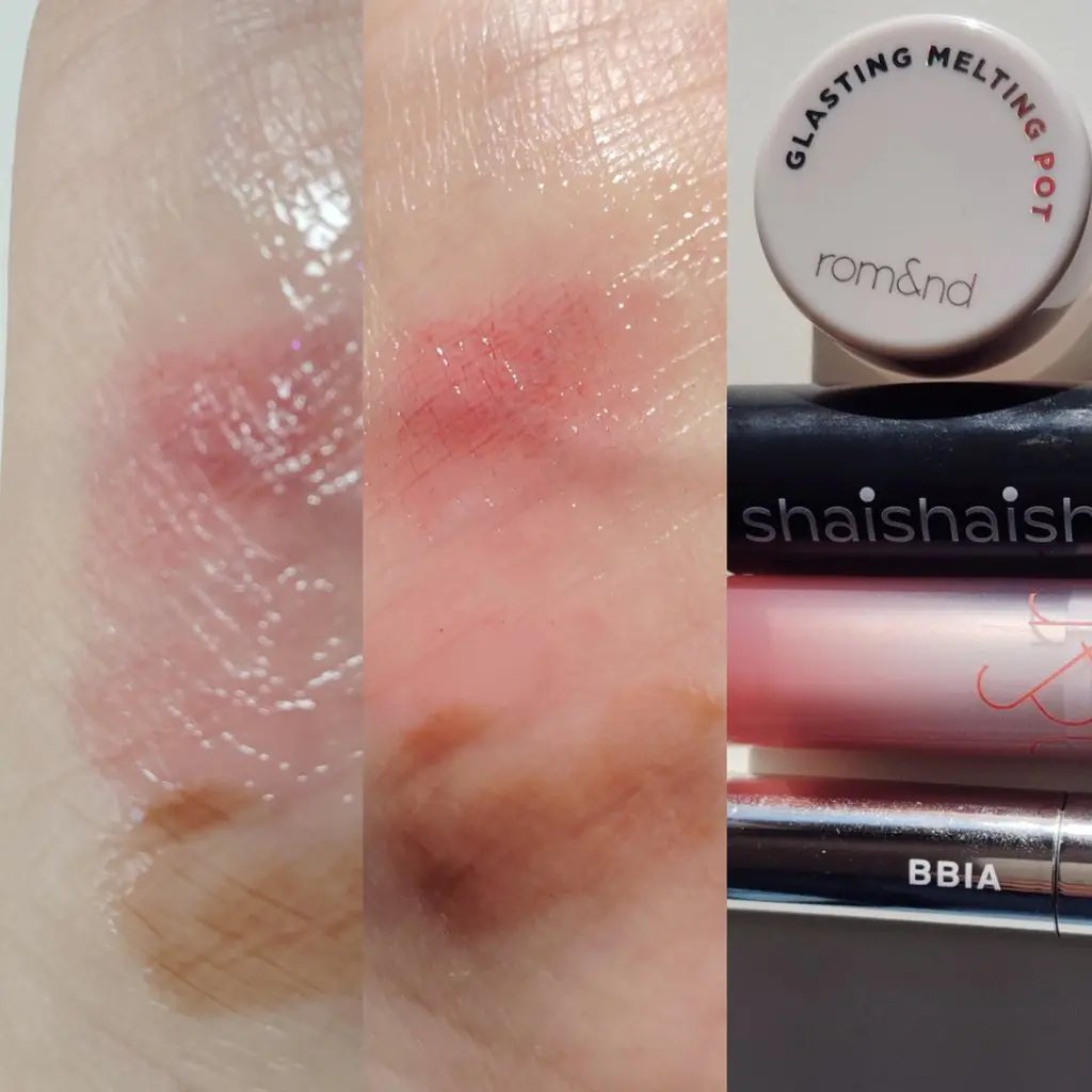 グラスティングメルティングバーム/rom&nd/リップバームを使ったクチコミ（2枚目）