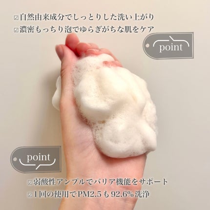 センテラ アンプルフォーム/SKIN1004/洗顔フォームを使ったクチコミ(3枚目)