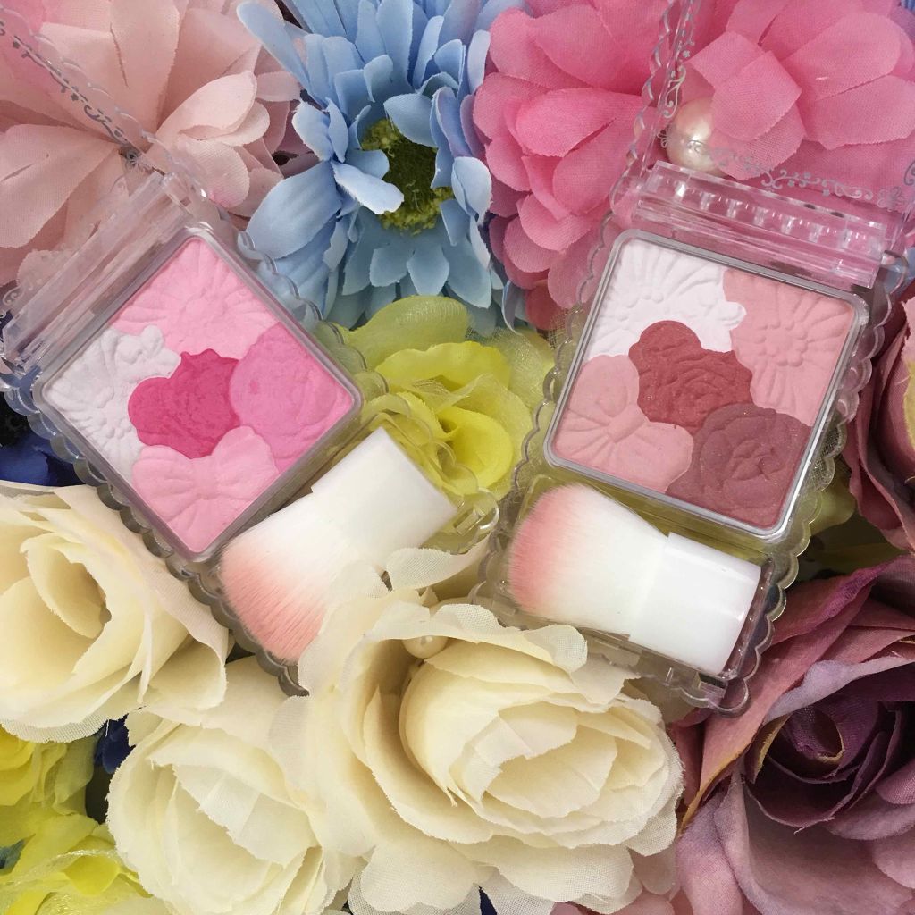 グロウフルールチークス/キャンメイク/パウダーチークを使ったクチコミ(1枚目)