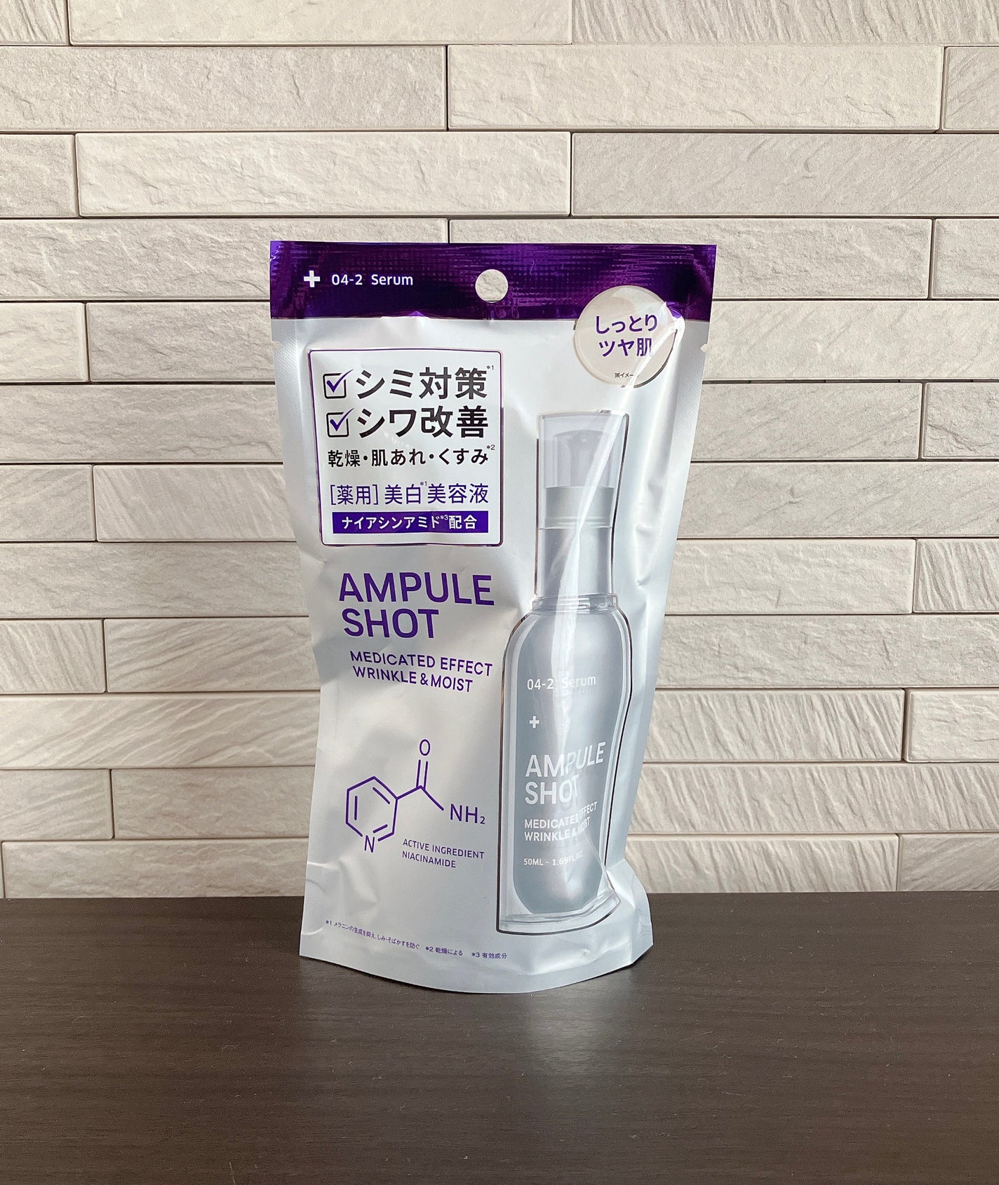 薬用 エフェクト リンクル&モイスト セラム/AMPULE SHOT/美容液を使ったクチコミ(4枚目)