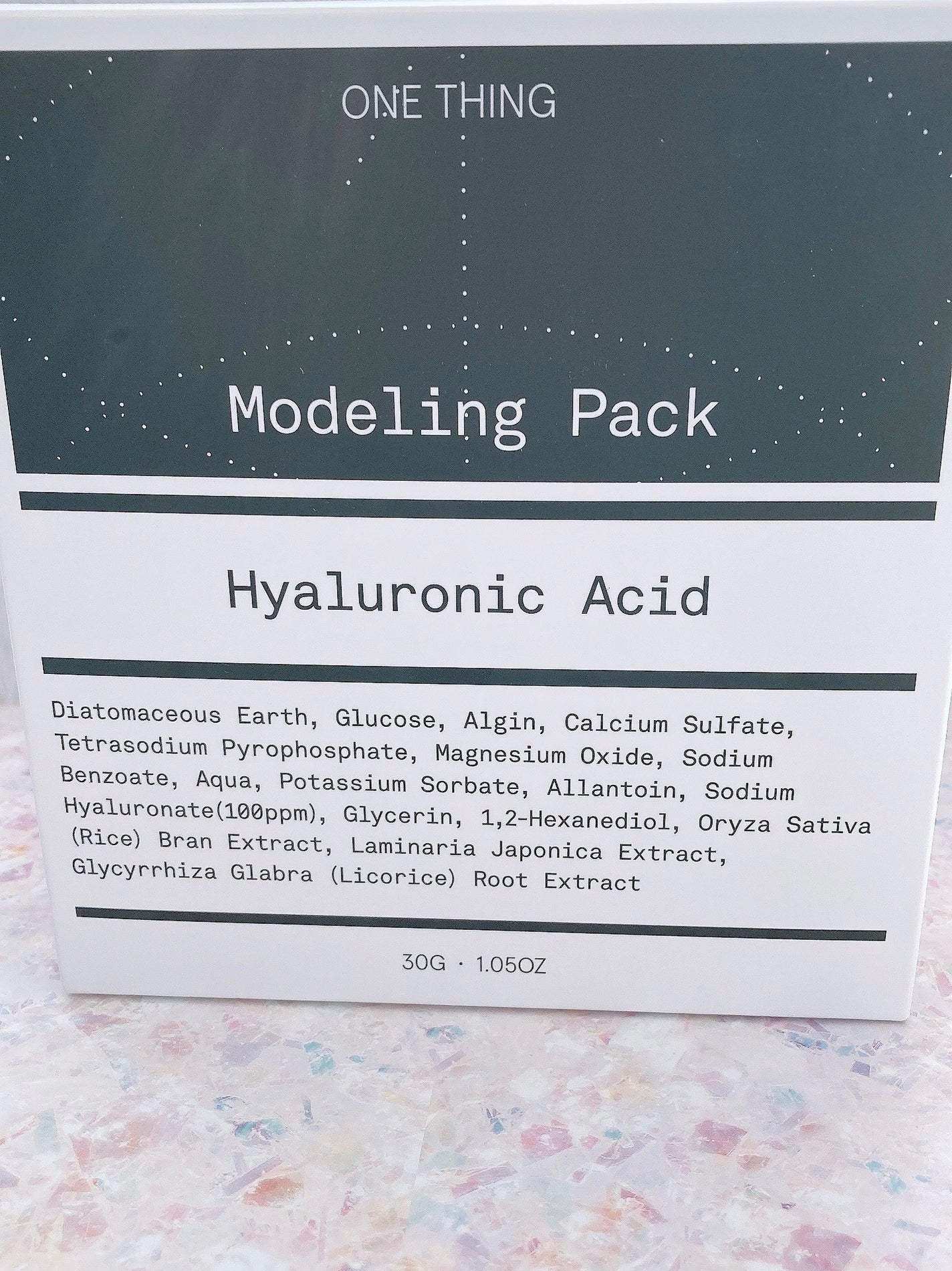 モデリングパック ヒアルロン酸 /ONE THING/洗い流すパック・マスクを使ったクチコミ(1枚目)