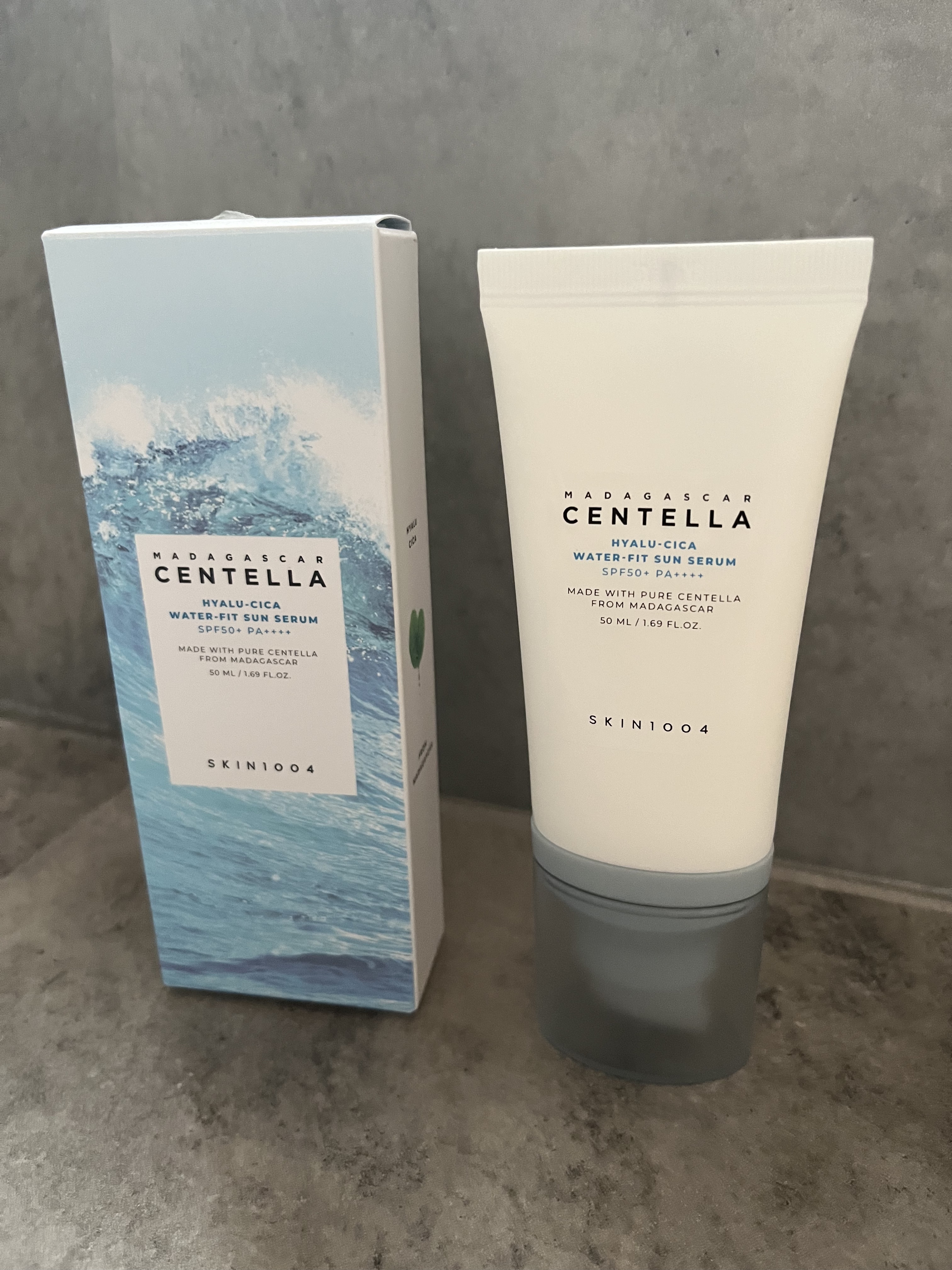 ヒアルーシカ ウォーターフィット サンセラム/SKIN1004/日焼け止めローションを使ったクチコミ（1枚目）